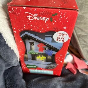 Disney Lilo & Stitch LED Whirl-A-Motion Christmas Light Projector Multicolor New